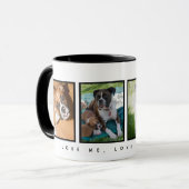 Personalisierte Hundegeschenke - Liebe meine Hunde Tasse (Vorderseite Links)