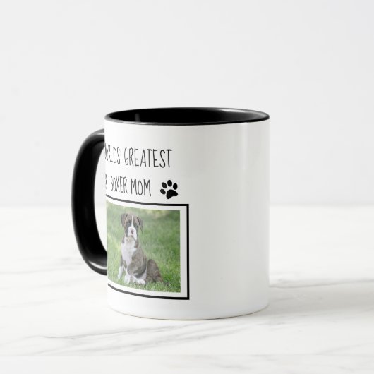 Personalisierte Hundegeschenke - weltbeste Tasse (Vorderseite Links)