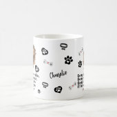 Personalisierte Hundegesicht Foto Tasse - Funny Mu (Mittel)