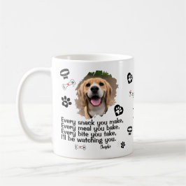 Personalisierte Hundegesicht Foto Tasse - Funny Mu