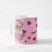 Personalisierte Hundegesicht Foto Tasse - Funny Mu (Vorderseite Links)