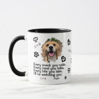 Personalisierte Hundegesicht Foto Tasse - Funny Mu