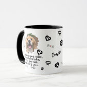 Personalisierte Hundegesicht Foto Tasse - Funny Mu (Vorderseite Links)