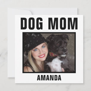 Personalisierte Hundekarte Mama für benutzerdefini Karte