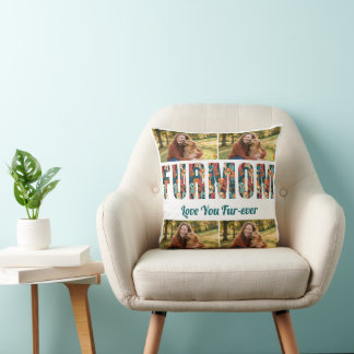 Personalisierte Hundemama-Fotocollage Geschenk für Kissen