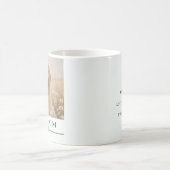 Personalisierte Hundemutter-Foto individuell gesta Kaffeetasse (Mittel)