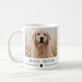 Personalisierte Hundemutter-Foto individuell gesta Kaffeetasse (Links)