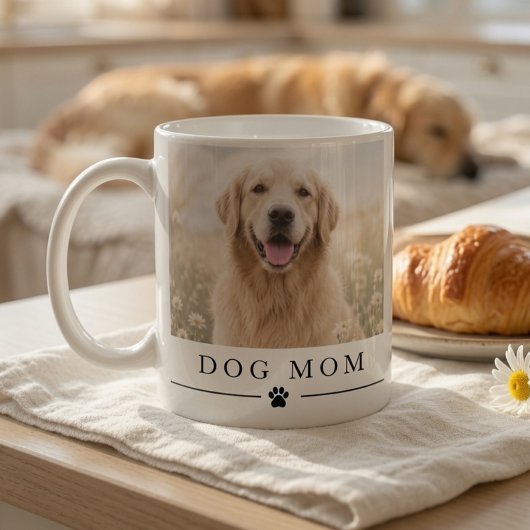 Personalisierte Hundemutter-Foto individuell gesta Kaffeetasse