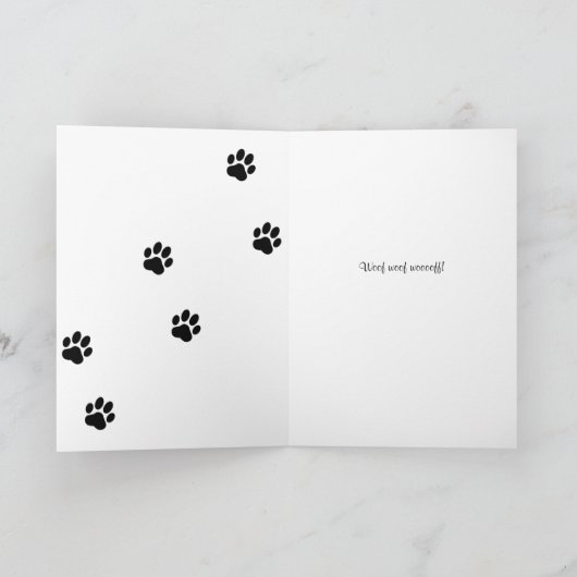 Personalisierte Hundemutter Foto Mütter Tag Karte (Innenseite)