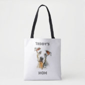 Personalisierte Hundemutter-Foto-Tasche | Individu Tasche (Vorderseite)