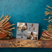Personalisierte Hundemutter mit individuellem Name Fotoplatte (Seite)