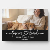 Personalisierte Hundemutter mit individuellem Name Fotoplatte (Vorderseite)