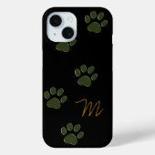 Personalisierte Hundepaws Case-Mate iPhone Hülle (Rückseite)