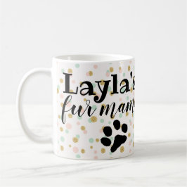 personalisierte Hundepelz-Mamma-Tasse Kaffeetasse