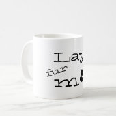 personalisierte Hundepelz-Mamma-Tasse Kaffeetasse (Vorderseite Links)