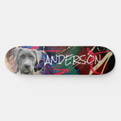Personalisierte Hundeschlittenskateboard Skateboard (Horizontal)