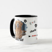 Personalisierte Hundeschutze | Tasse von Haustiere (Vorderseite Links)