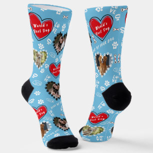 Personalisierte Hundesocken mit Foto Individuell Socken