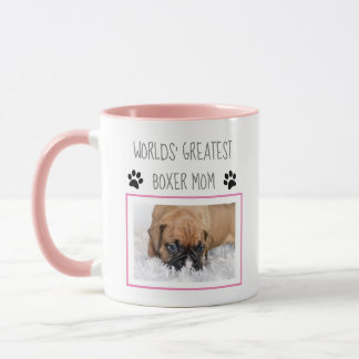 Personalisierte HundeTassen - Boxer-Mama Tasse