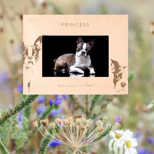 Personalisierte Hundezucht Geätzte Rahmen