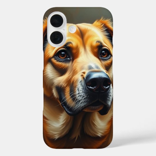 Personalisierte Hundsmarine Fine Art Modern Case-Mate iPhone Hülle (Rückseite)