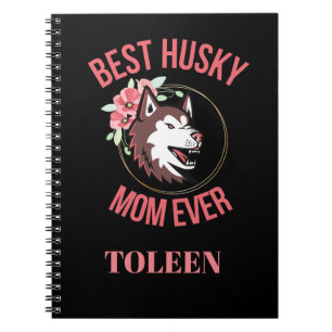 Personalisierte Husky-Mama, Hunde-Mama Notizblock