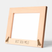 Personalisierte Husky-Silhouette graviert Geätzte Rahmen (Links)