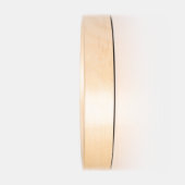 Personalisierte Hütte aus Weißholz Uhr (Seite)