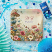 Personalisierte Hütte Pappteller (Party)