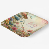 Personalisierte Hütte Pappteller (Gewinkelt)