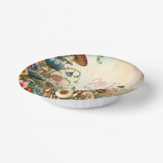 Personalisierte Hütte Pappteller (Gewinkelt)