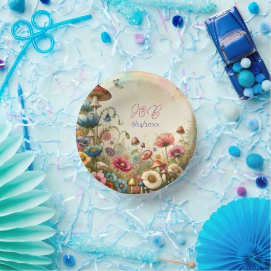 Personalisierte Hütte Pappteller (Party)