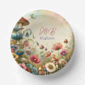 Personalisierte Hütte Pappteller (Vorderseite)