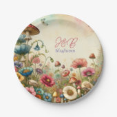 Personalisierte Hütte Pappteller (Vorderseite)