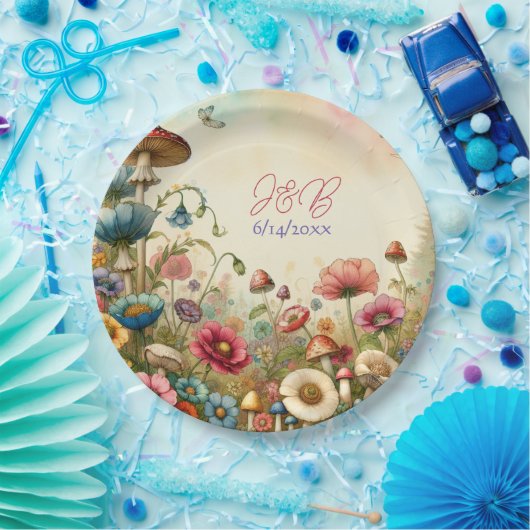 Personalisierte Hütte Pappteller (Party)