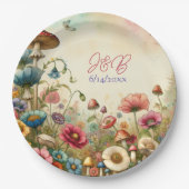 Personalisierte Hütte Pappteller (Vorderseite)