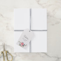 Personalisierte Hütte Rosa Rosen auf blauem Hinter