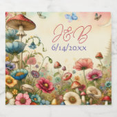 Personalisierte Hütte Schaumweinetikett (Einzelnes Label)