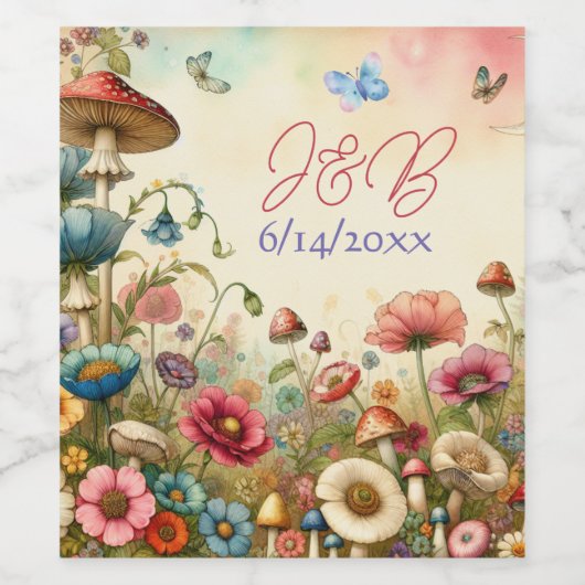 Personalisierte Hütte Weinetikett (Einzelnes Label)