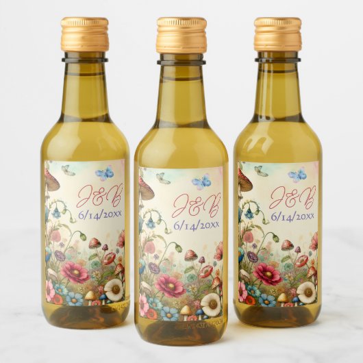 Personalisierte Hütte Weinetikett (Flaschen)