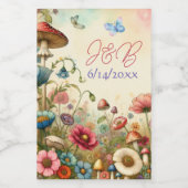 Personalisierte Hütte Weinetikett (Einzelnes Label)