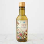 Personalisierte Hütte Weinetikett (Vorderseite)