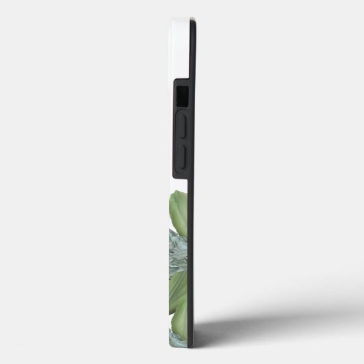 Personalisierte Hydrangea Floral Monogram Case-Mate iPhone Hülle (Rückseite / Links)