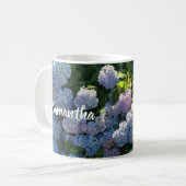 Personalisierte Hydrangea-Kaffee-Tasse Kaffeetasse (Vorderseite Links)