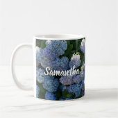 Personalisierte Hydrangea-Kaffee-Tasse Kaffeetasse (Links)