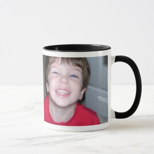 Personalisierte i-Liebe meine Mama-Foto-Tasse Tasse (Rechts)