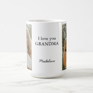 Personalisierte "I Liebe You Oma" Foto Tasse