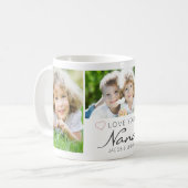 Personalisierte ICH LIEBE DICH OMA Handschrift 3 F Kaffeetasse (Vorderseite Links)