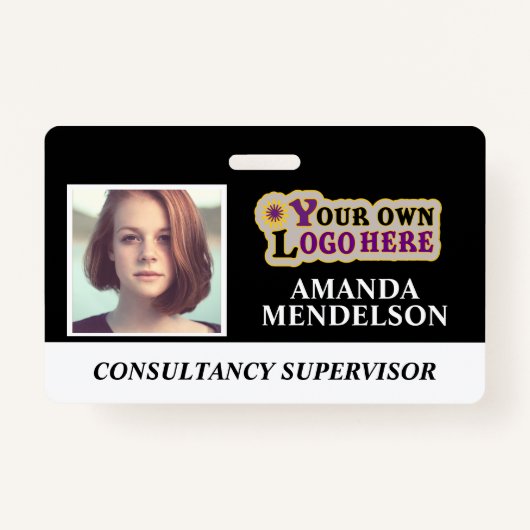 Personalisierte ID-Markierung mit Strichcode, Logo Ausweis (Vorderseite)