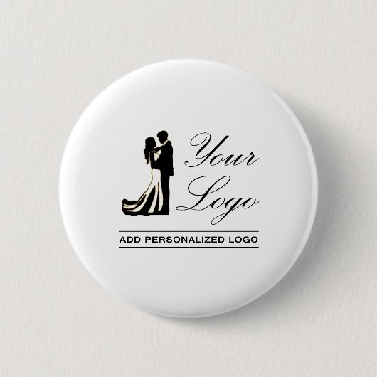 Personalisierte Idee für Hochzeiten Button (Vorderseite)